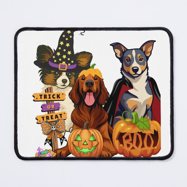 Item preview, Trick or Treat — Halloween Dog Illustration designed and sold by Charlie's Pop-Up.
