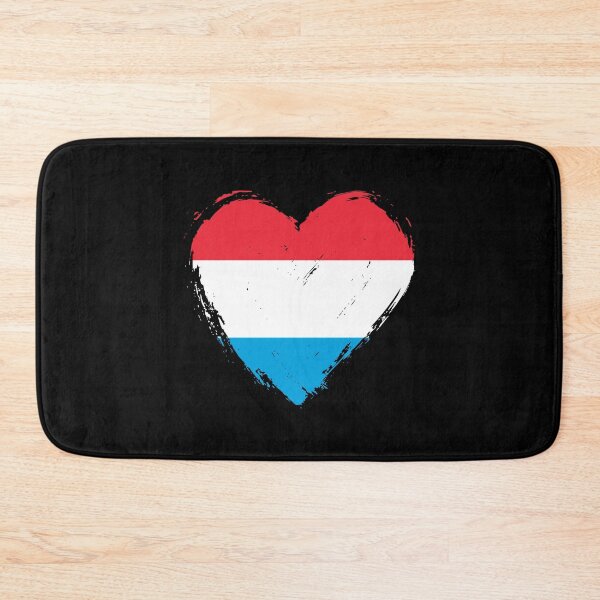 Item preview, Distressed Luxembourg Flag Heart LU designed and sold by shitpostee.