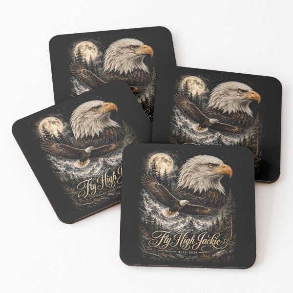 Item preview, Jackie Eagle free fly freedom designed and sold by Starry Night Creative Art.