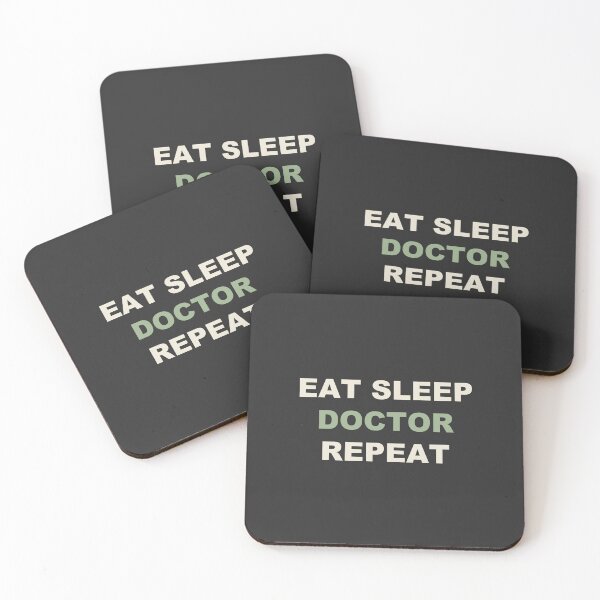 Item preview, Eat Sleep Doctor Repeat - Doctor designed and sold by RetroThreadWorks.