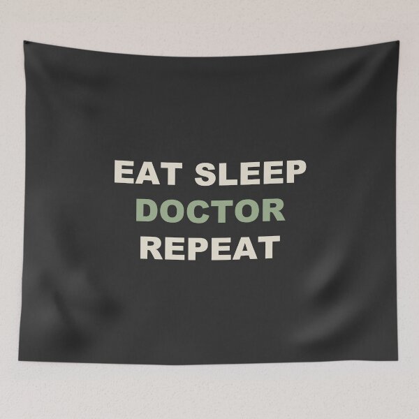 Item preview, Eat Sleep Doctor Repeat - Doctor designed and sold by RetroThreadWorks.