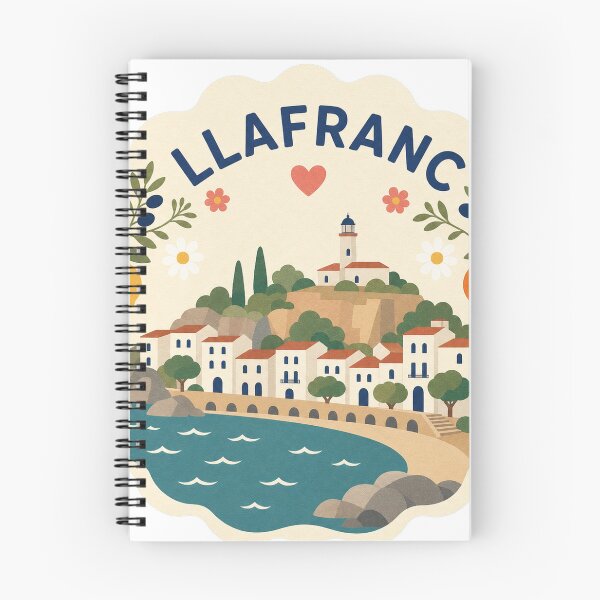 Item preview, Llafranc Spain Travel Souvenir Modern Folk Art designed and sold by VisualArtsOasis.