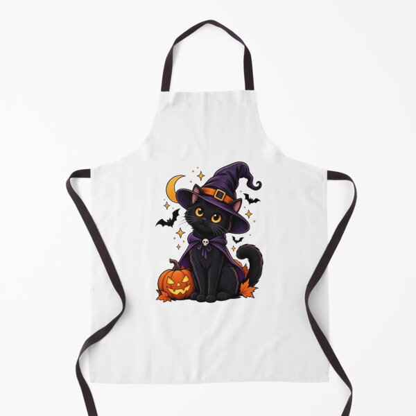 Item preview, Black Cat Witch – Cute Halloween Cat designed and sold by 1PRINTORA1.