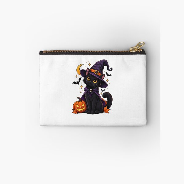 Item preview, Black Cat Witch – Cute Halloween Cat designed and sold by 1PRINTORA1.