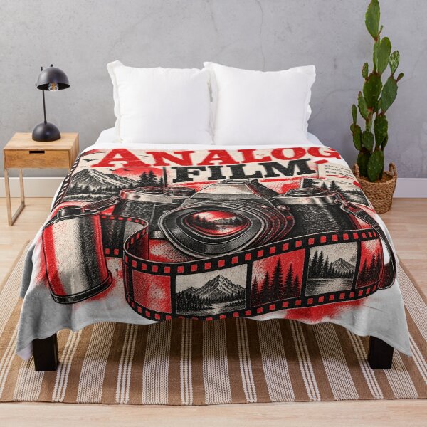 Item preview, Analog Film Vintage SLR Camera Overprint Art designed and sold by Mdozet.