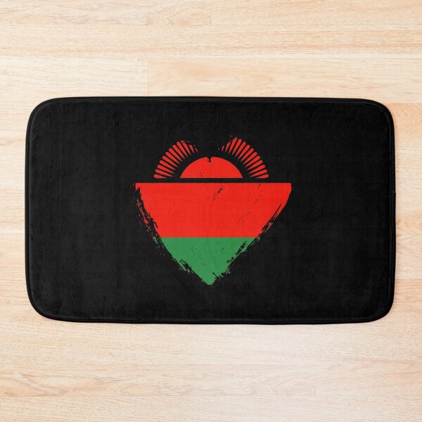 Item preview, Distressed Malawi Flag Heart MW designed and sold by shitpostee.