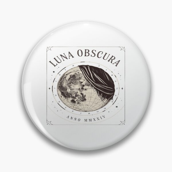 Item preview, Luna Obscura – Vintage Gothic Veiled Moon Design designed and sold by Midnight Veil Designs.