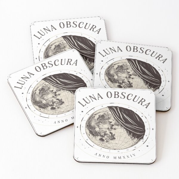 Item preview, Luna Obscura – Vintage Gothic Veiled Moon Design designed and sold by Midnight Veil Designs.