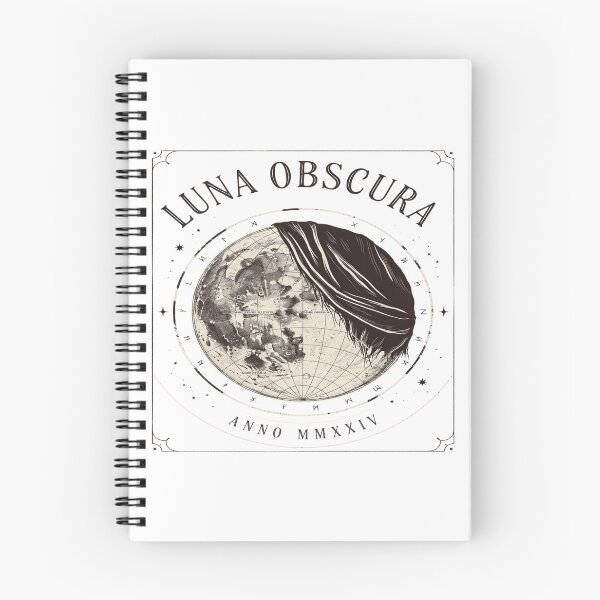 Item preview, Luna Obscura – Vintage Gothic Veiled Moon Design designed and sold by Midnight Veil Designs.