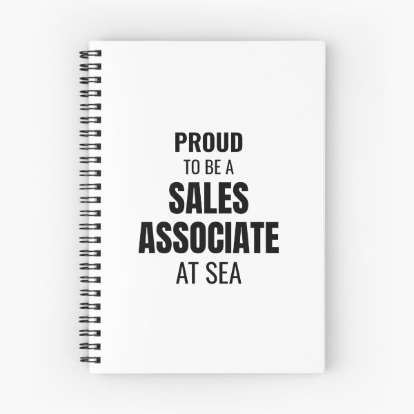 Item preview, Proud to be a Sales Associate at Sea (Black) designed and sold by ShipCrewNation.