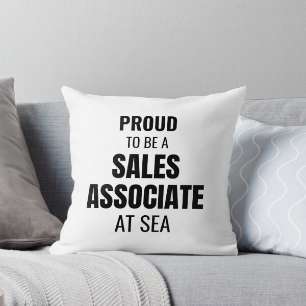Item preview, Proud to be a Sales Associate at Sea (Black) designed and sold by ShipCrewNation.