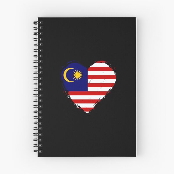 Item preview, Distressed Malaysia Flag Heart MY designed and sold by shitpostee.
