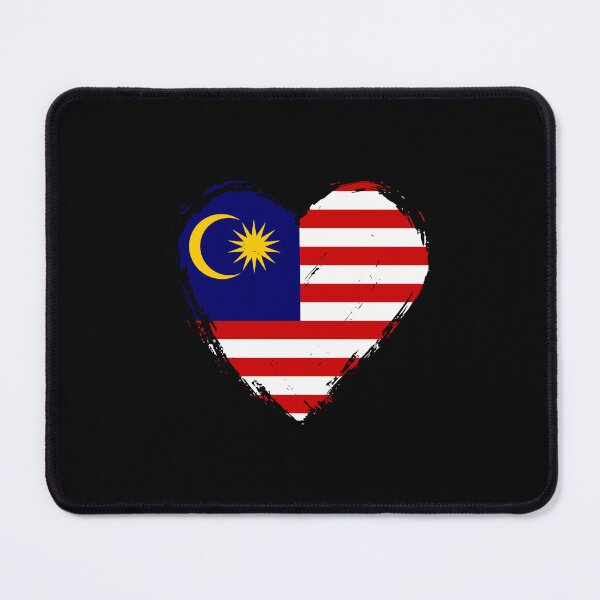 Item preview, Distressed Malaysia Flag Heart MY designed and sold by shitpostee.