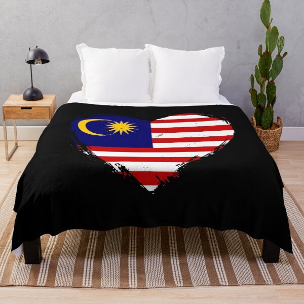 Item preview, Distressed Malaysia Flag Heart MY designed and sold by shitpostee.