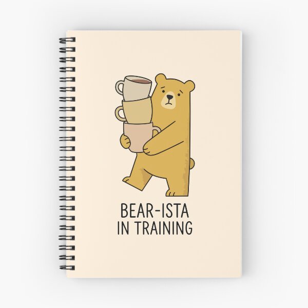 Item preview, Bear-Ista In Training Cute Bear Stacking Coffee Cups designed and sold by Amir Faysal.