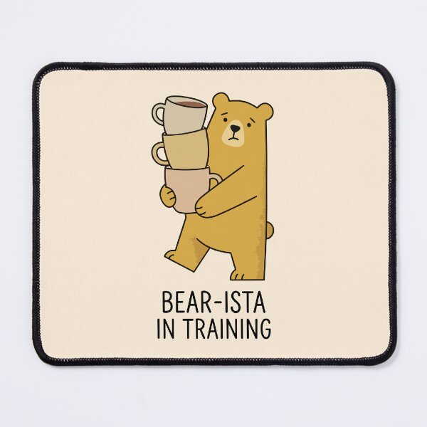 Item preview, Bear-Ista In Training Cute Bear Stacking Coffee Cups designed and sold by Amir Faysal.