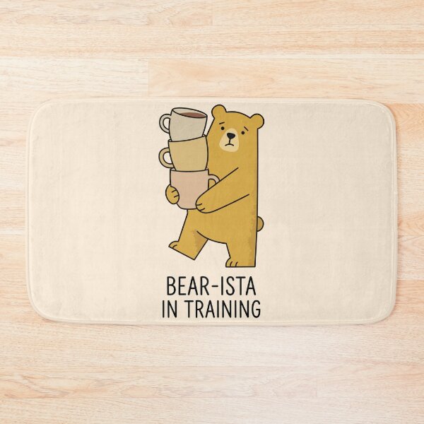 Item preview, Bear-Ista In Training Cute Bear Stacking Coffee Cups designed and sold by Amir Faysal.