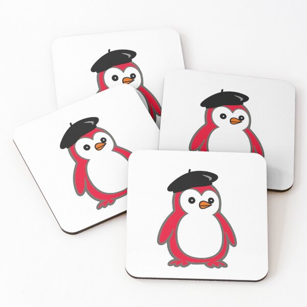 Item preview, Pippo French Beret | Minimalist penguin in France look designed and sold by Pippo-Penguin.