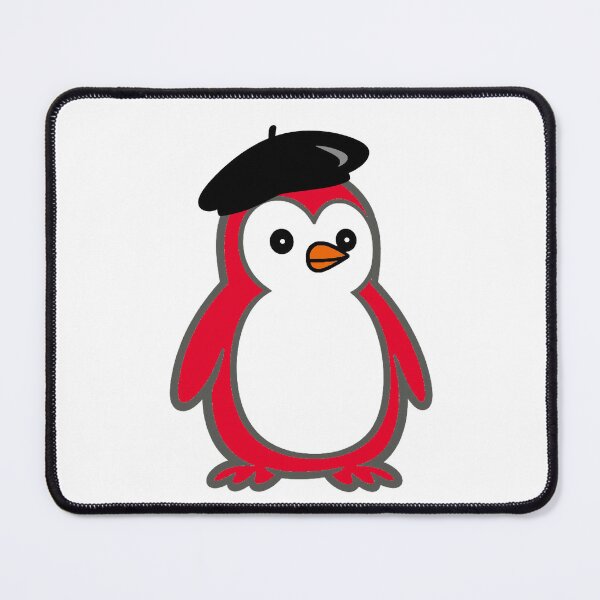 Item preview, Pippo French Beret | Minimalist penguin in France look designed and sold by Pippo-Penguin.