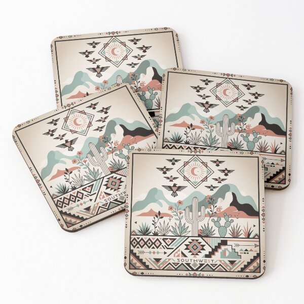 Item preview, Southwest Tribal Desert Mountains  designed and sold by WeaveSphere.