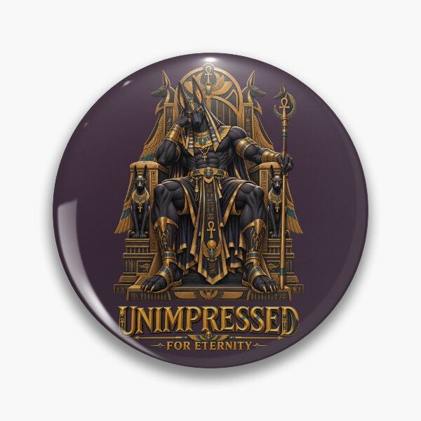 Item preview, Anubis – Unimpressed for Eternity | Egyptian God of Death designed and sold by thelastseat.