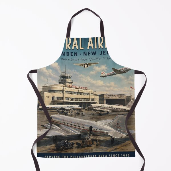 Item preview, Central Airport Camden NJ 1929–1957 – Vintage Philadelphia Aviation designed and sold by RetroAviation.