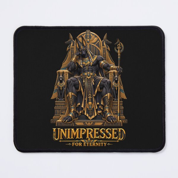 Item preview, Anubis – Unimpressed for Eternity | Egyptian God of Death designed and sold by thelastseat.