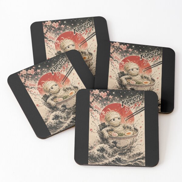 Item preview,  Noodle Mummy bath Ramen Sumie Japanese Vintage designed and sold by TomFrontierArt.