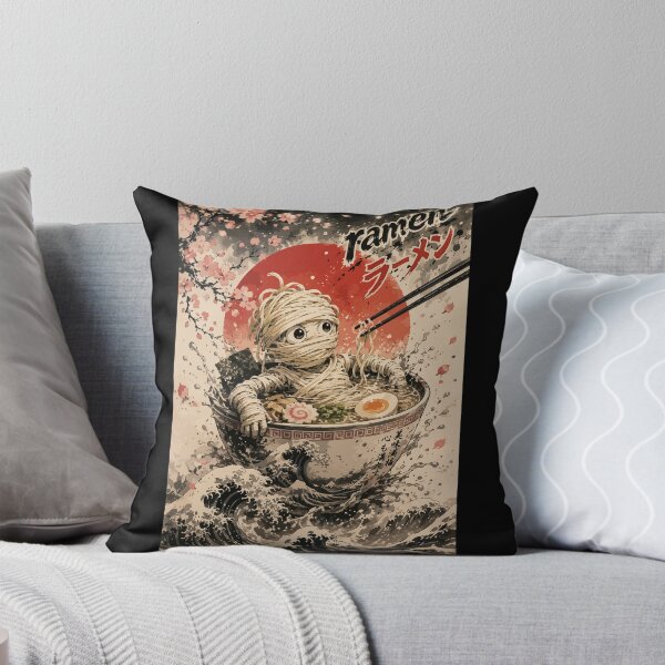 Item preview,  Noodle Mummy bath Ramen Sumie Japanese Vintage designed and sold by TomFrontierArt.