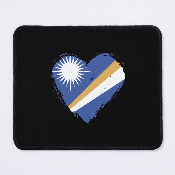Item preview, Distressed Marshall Islands Flag Heart MH designed and sold by shitpostee.