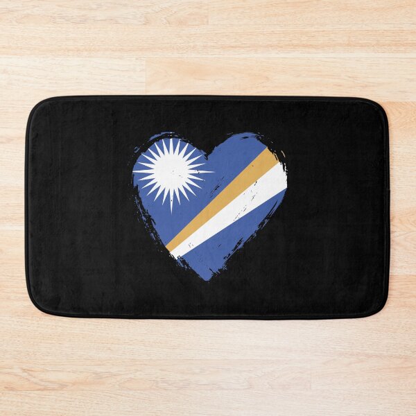 Item preview, Distressed Marshall Islands Flag Heart MH designed and sold by shitpostee.
