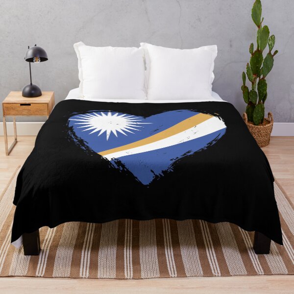 Item preview, Distressed Marshall Islands Flag Heart MH designed and sold by shitpostee.