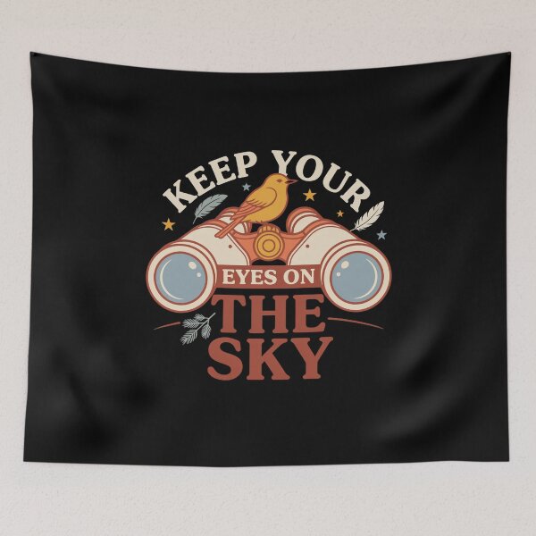 Item preview, Keep Your Eyes on the Sky T Shirt, Birding Shirt, Nature Lover Tee, Birdwatching Gift designed and sold by Daily Mood Tees.