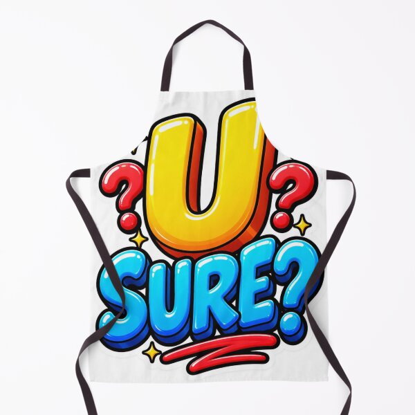 Item preview, U Sure Funny Sarcastic Papercraft Typography Design designed and sold by Promoffy.