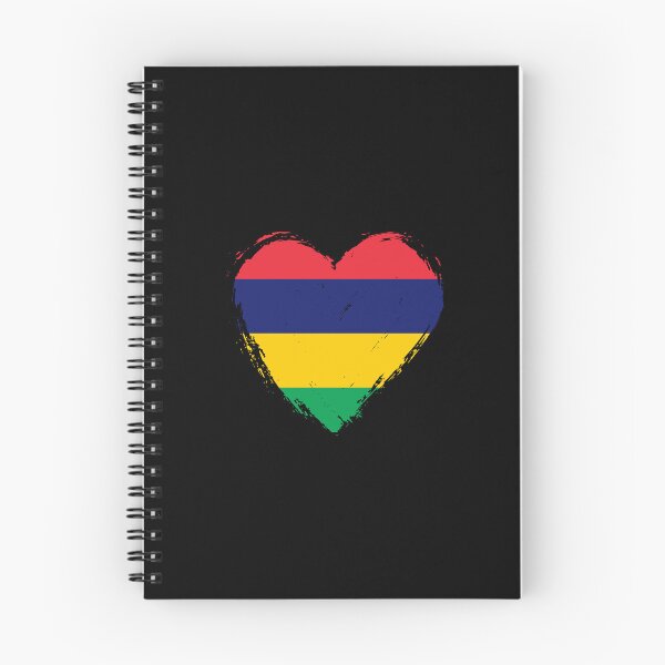 Item preview, Distressed Mauritius Flag Heart MU designed and sold by shitpostee.