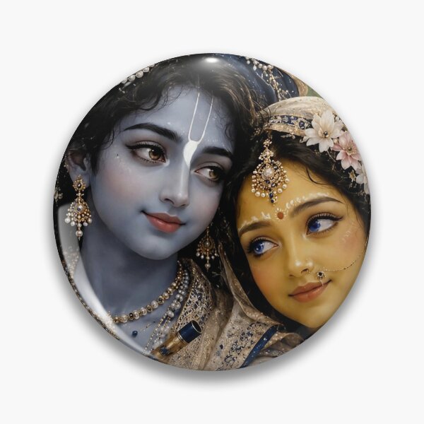 Item preview, Radha and Krishna Art designed and sold by AngeliqueArt.