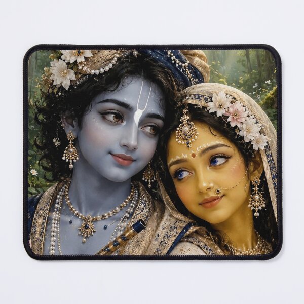 Item preview, Radha and Krishna Art designed and sold by AngeliqueArt.