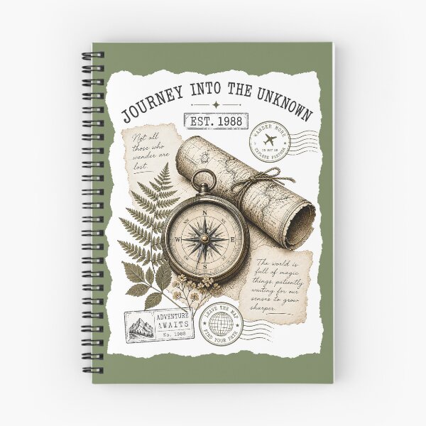 Item preview, Vintage Travel Journal Keepsake Design designed and sold by DoceVaga.