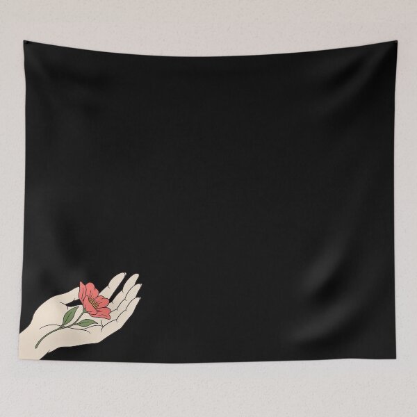 Item preview, Open Hand With Flower Minimal Line Art Gentle Botanical Symbol Kindness Growth Hope Vector Illustration designed and sold by OnPointOutfits.