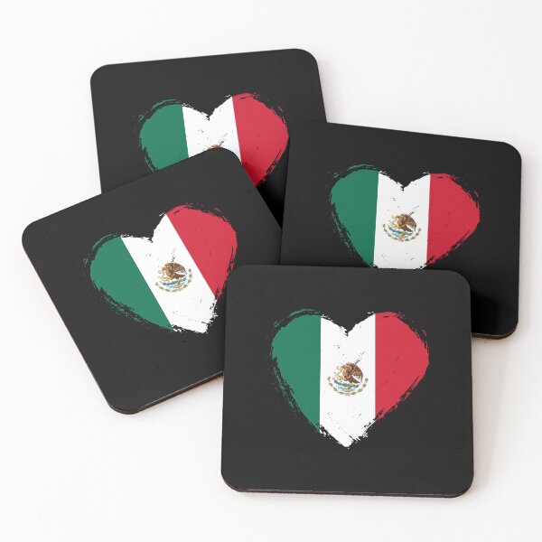 Item preview, Distressed Mexico Flag Heart MX designed and sold by shitpostee.