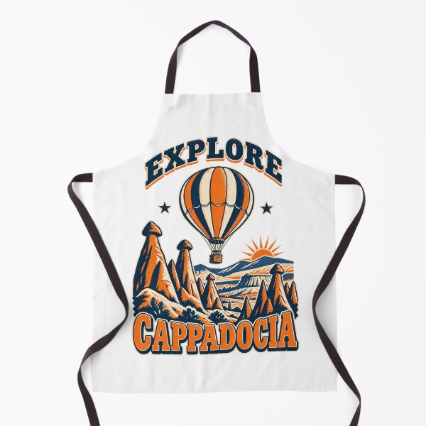Item preview, Explore Cappadocia Retro Outdoor T-Shirt | Hot Air Balloon Turkey Travel Graphic designed and sold by DreamPaw Studio.