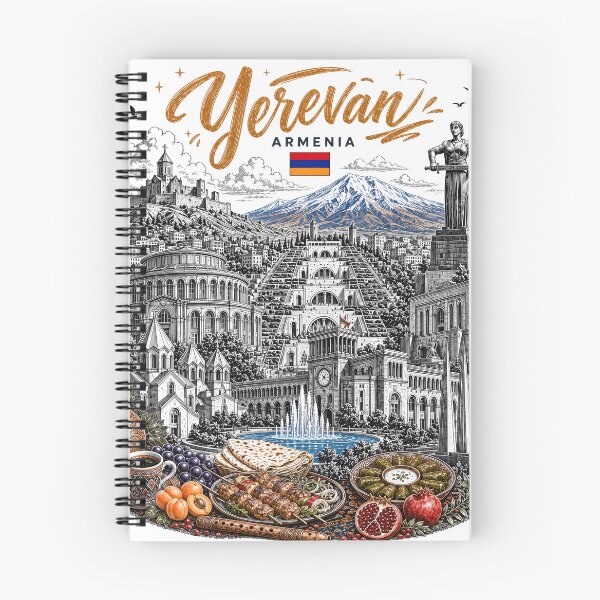 Item preview, Yerevan Armenia Vintage Travel Poster Art designed and sold by MiSC Studio.