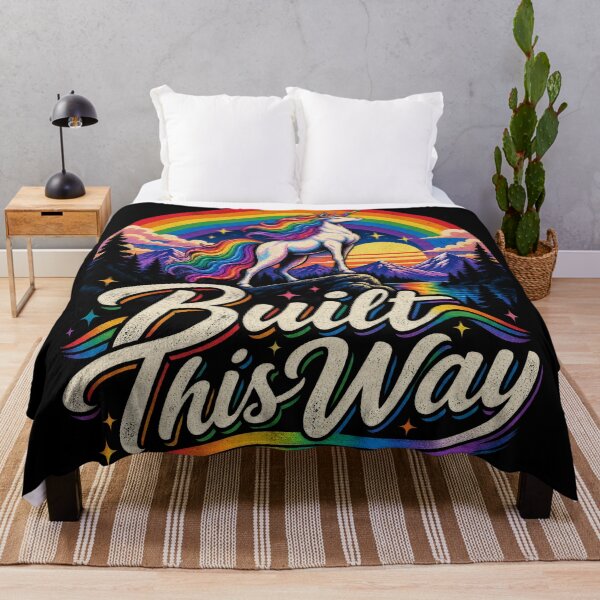 Item preview, LGBTQIA Pride: Built This Way designed and sold by Spectrum House Designs.