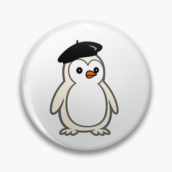 Item preview, Pippo French Beret | Minimalist penguin in France look designed and sold by Pippo-Penguin.