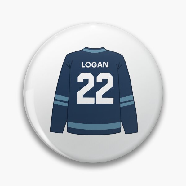 Item preview, John Logan ice hockey jersey designed and sold by AnnesCreatives.