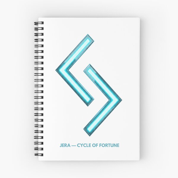 Item preview, Norse Jera Rune Cycle of Fortune Symbol Neon Glow designed and sold by CalmFrameArt.