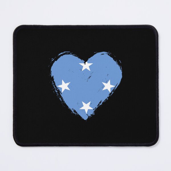 Item preview, Distressed Micronesia Flag Heart FM designed and sold by shitpostee.