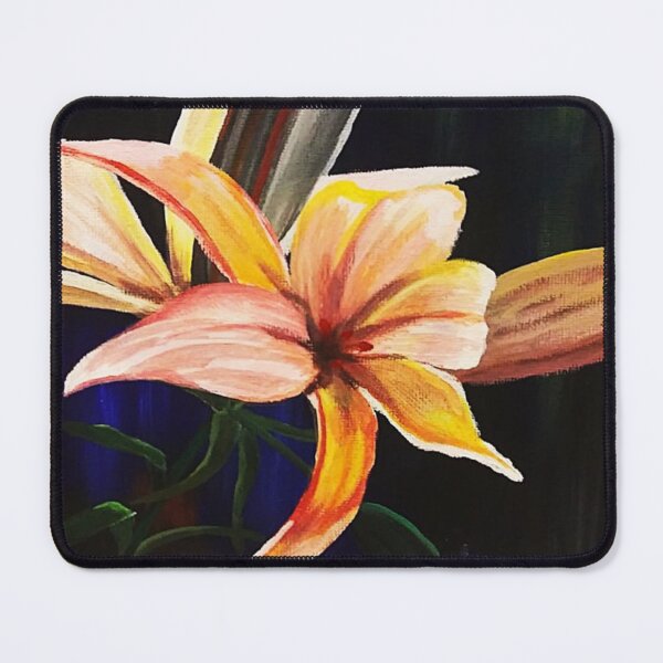 Item preview, Neon Night Lily Glow Painting designed and sold by ArtistsAtticWI.