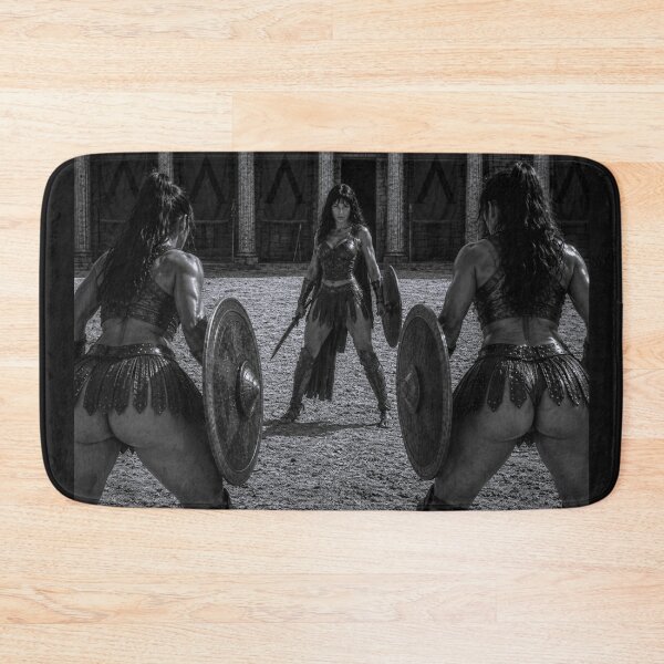 Item preview, Spartan Warrior Standoff – Black & White Ancient Greece Arena Art designed and sold by Ancient-Era.