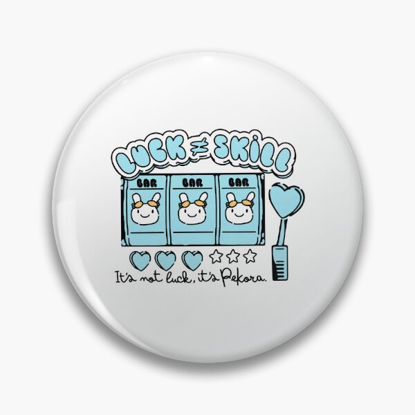 Item preview, Luck Skill It's Not Luck It's Pekora designed and sold by vizdraws.